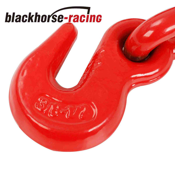 2 PACK Ratchet Chain Load Binder 3/8"-1/2" Chain Hook Tie Down Rigging Equipment