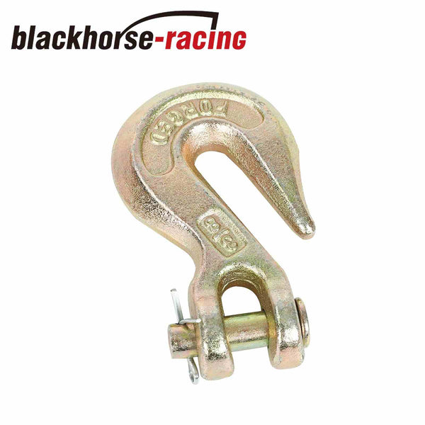 (8) G70 3/8"Clevis Grab Hooks f Wrecker Tow Chain Flatbed Truck Trailer Tie Down