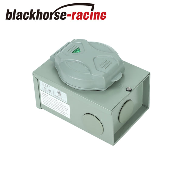 3 Prong 30Amp RV Generator Power Inlet Box 3750W NEMA L5-30P Outdoor Receptacle