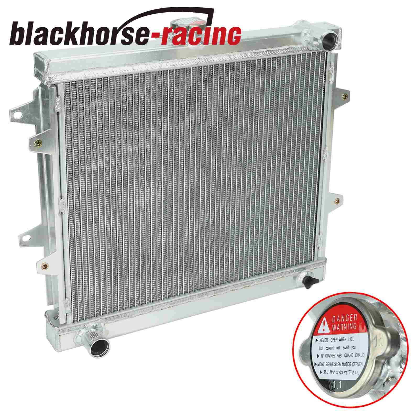 Core Aluminum 3Row Radiator Fit 1984-1995 Toyota Pickup Base 4Runner S ...
