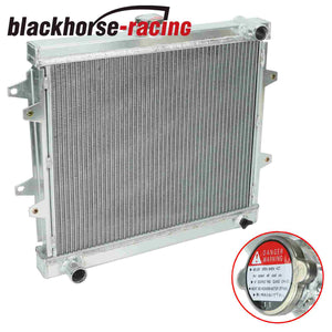 Core Aluminum 3Row Radiator Fit 1984-1995 Toyota Pickup Base 4Runner SR5 L4 2.4L