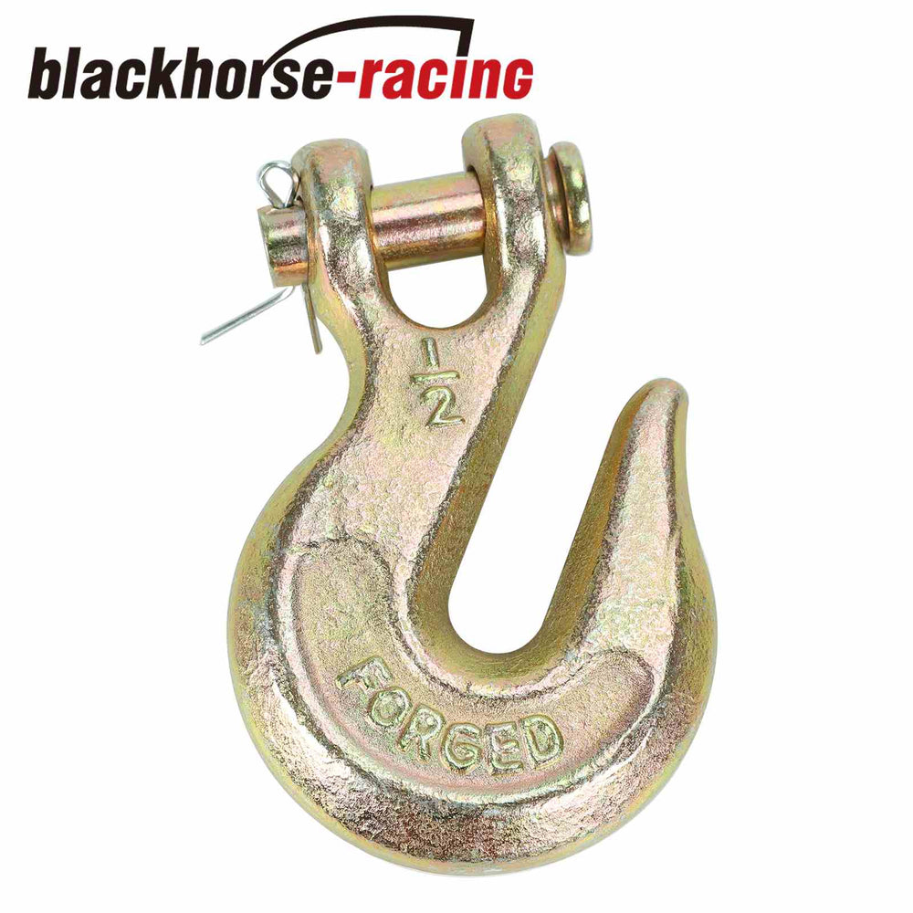 
                  
                    2PCS 1/2" G70 Clevis Grab Hooks Chain Hook Tie Down Towing Flatbed Truck Trailer
                  
                