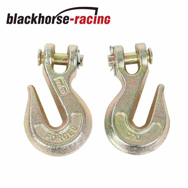 (8) G70 3/8"Clevis Grab Hooks f Wrecker Tow Chain Flatbed Truck Trailer Tie Down