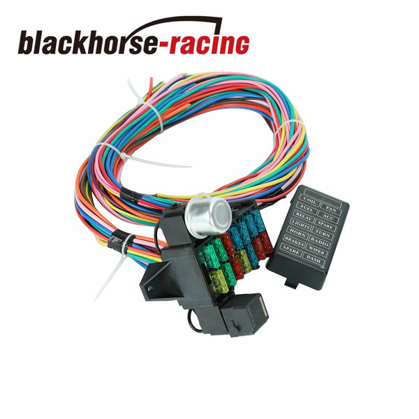 New Race 14 Fuse 12-14 Circuit Wire Harness - US GXL COPPER WIRE Universal