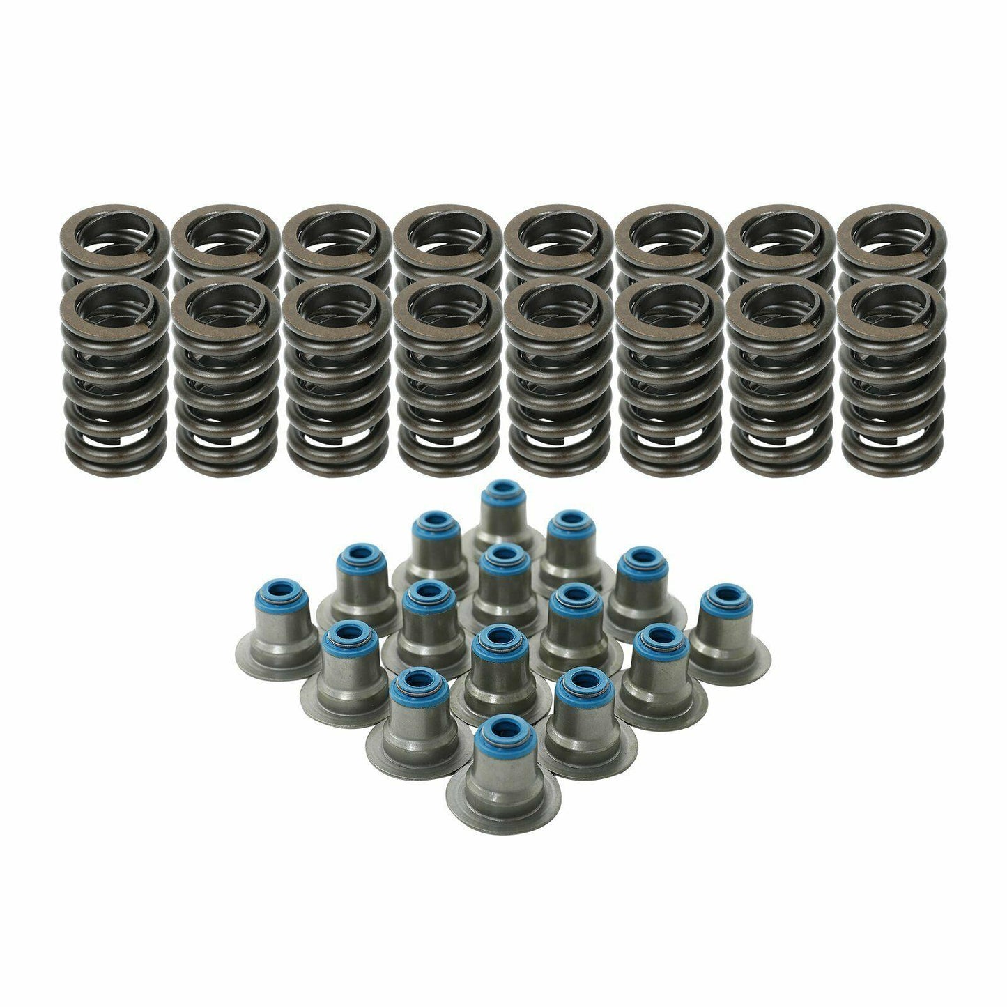 For 02 - 19 Chevrolet Gen II III IV LS .560" Lift Beehive Valve Springs w/ Seals - www.blackhorse-racing.com