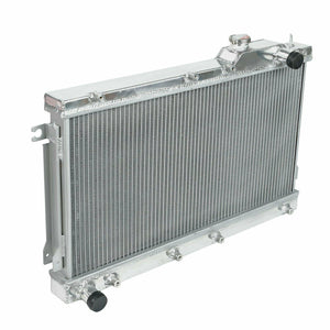 Full Aluminum 2-Row Core Racing Radiator Fit 90-97 Mazda Miata for Manual Trans - www.blackhorse-racing.com