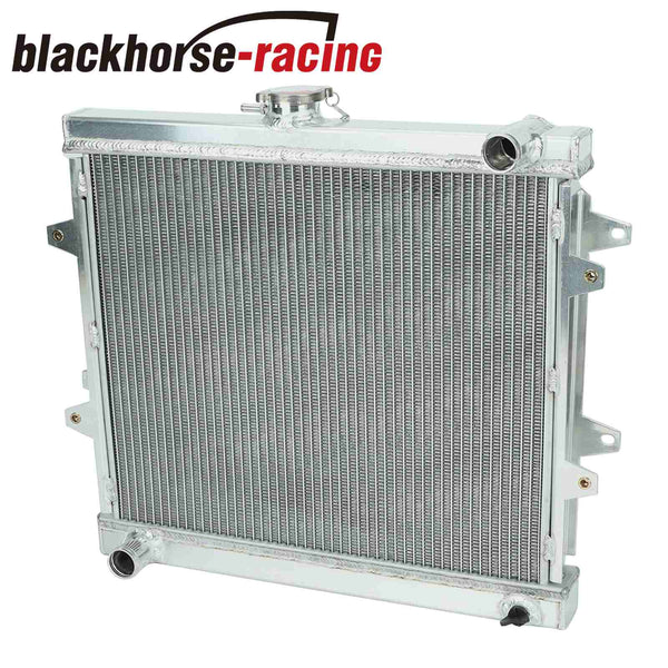 Core Aluminum 3Row Radiator Fit 1984-1995 Toyota Pickup Base 4Runner SR5 L4 2.4L