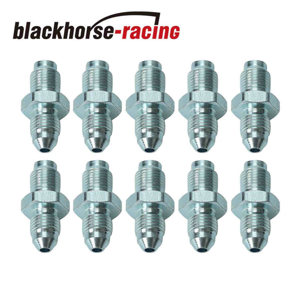 Black Brake Line Tuck Fittings Adapters Kit For Honda 88-00 Acura Integra 90-01