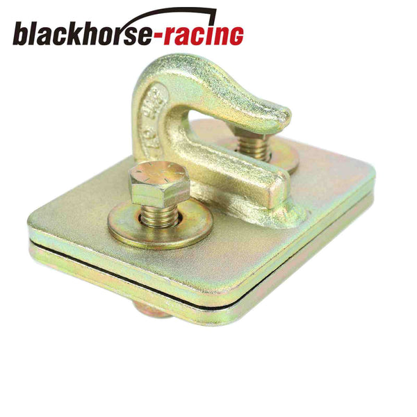 2X 5/16 Inch Bolt On Grab Hooks Mount G70 steel w/ Backer Plate Include Hardware