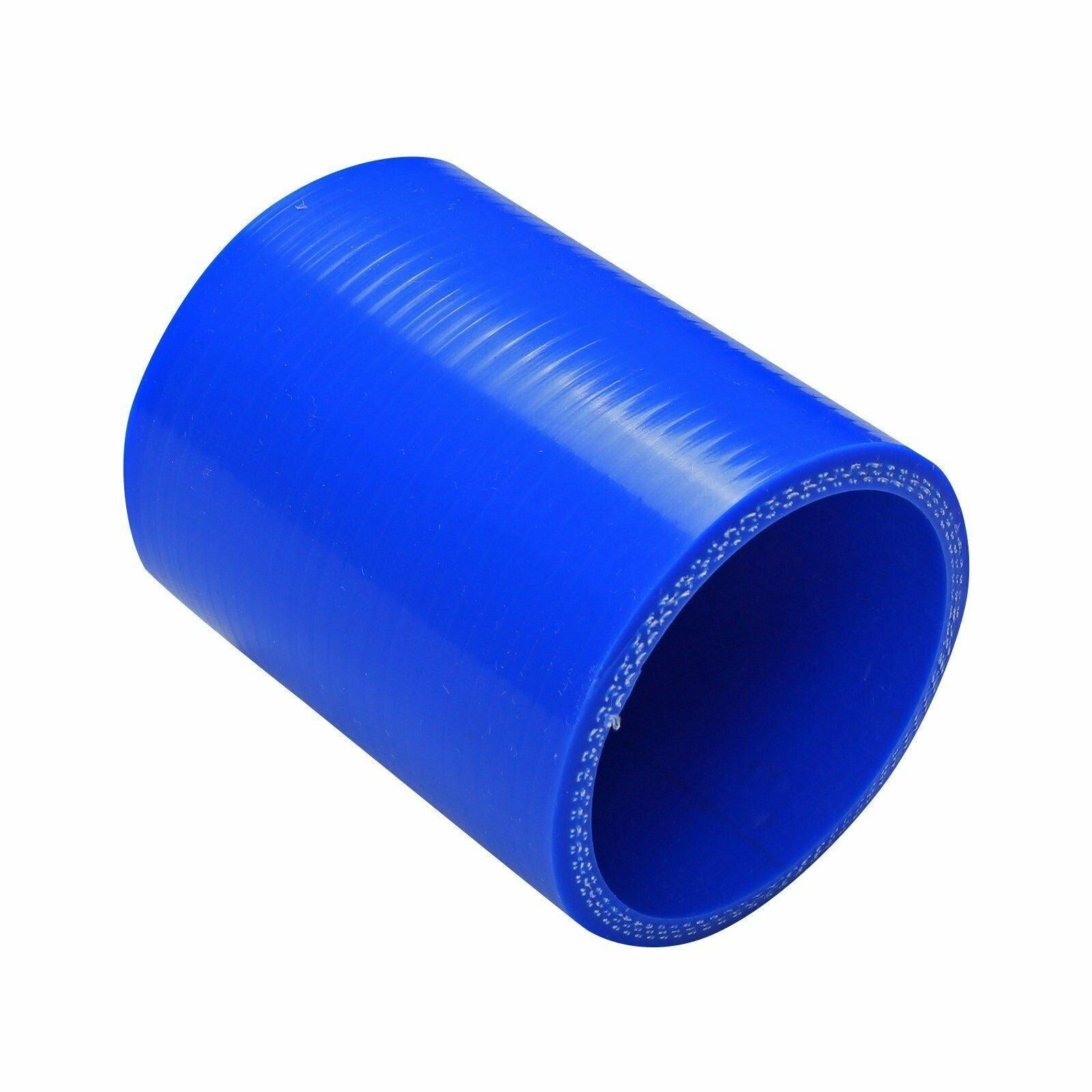 2.25" to 2.25" Straight Silicone Hose 57mm Intercooler Coupler Tube Pipe Blue - www.blackhorse-racing.com
