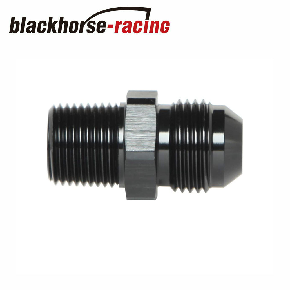 
                  
                    Straight Adapter 10 AN to 1/2 NPT Fitting Black HIGH QUALITY!
                  
                