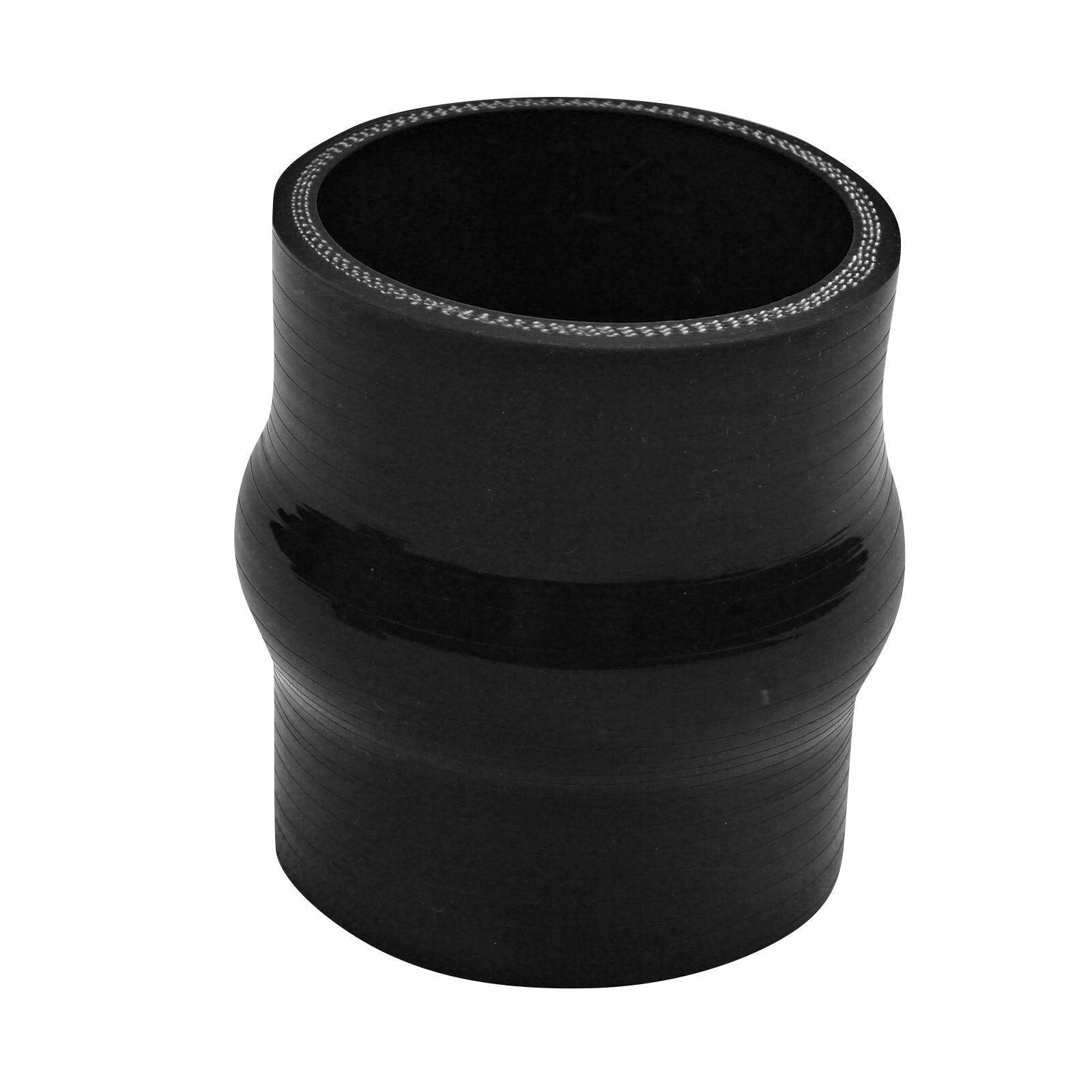 2.25" HUMP SILICONE HOSE COUPLER TURBO CHARGER INTERCOOLER 57MM BLACK - www.blackhorse-racing.com