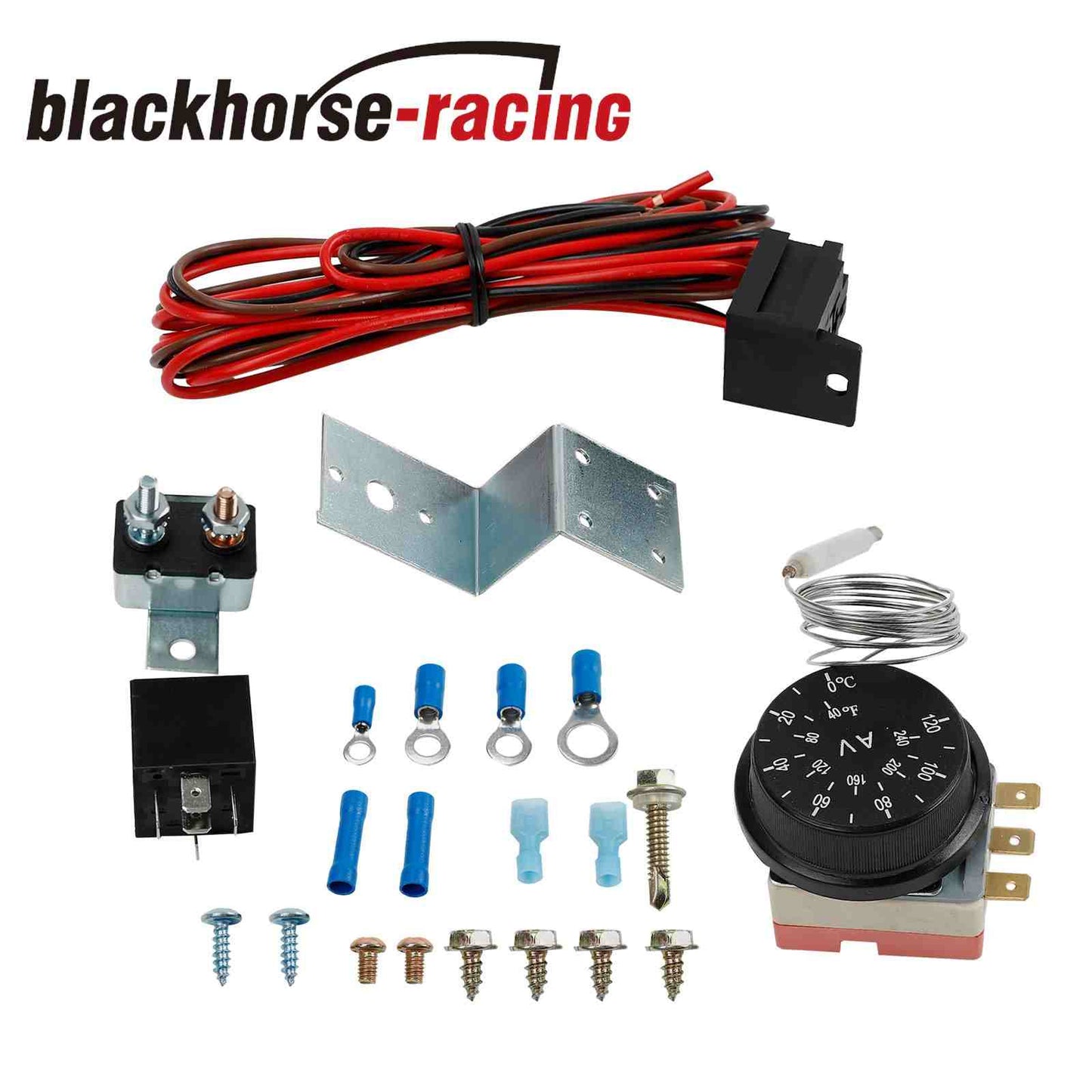 
                  
                    7" Cooling Slim Push Radiator Fan 800CFM 2900±10% & Thermostat Control Relay Kit
                  
                
