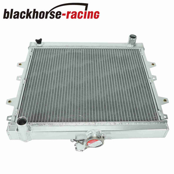 Core Aluminum 3Row Radiator Fit 1984-1995 Toyota Pickup Base 4Runner SR5 L4 2.4L