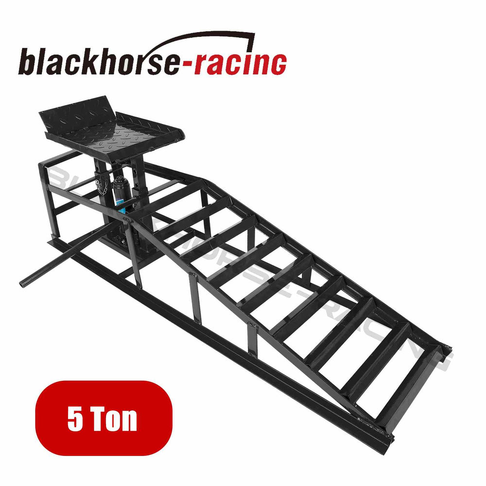 Hydraulic Car RampsHydraulic Vertical Ramps 5T/11000lbs Low Profile 1 ...