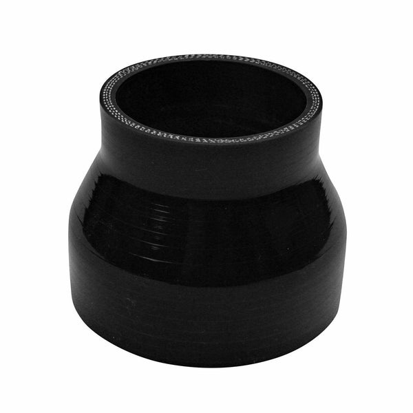 Straight Reducer Silicone Hose 3.75"-4" Black 95mm -102mm Intercooler Turbo Tube - www.blackhorse-racing.com