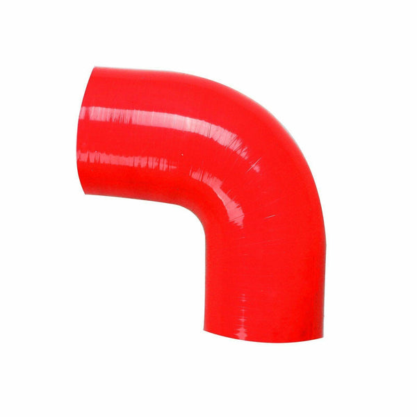 2.5"-3" 4-ply 90 Degree Elbow Turbo/Intercooler Silicone Coupler Hose 63-76mm RD - www.blackhorse-racing.com