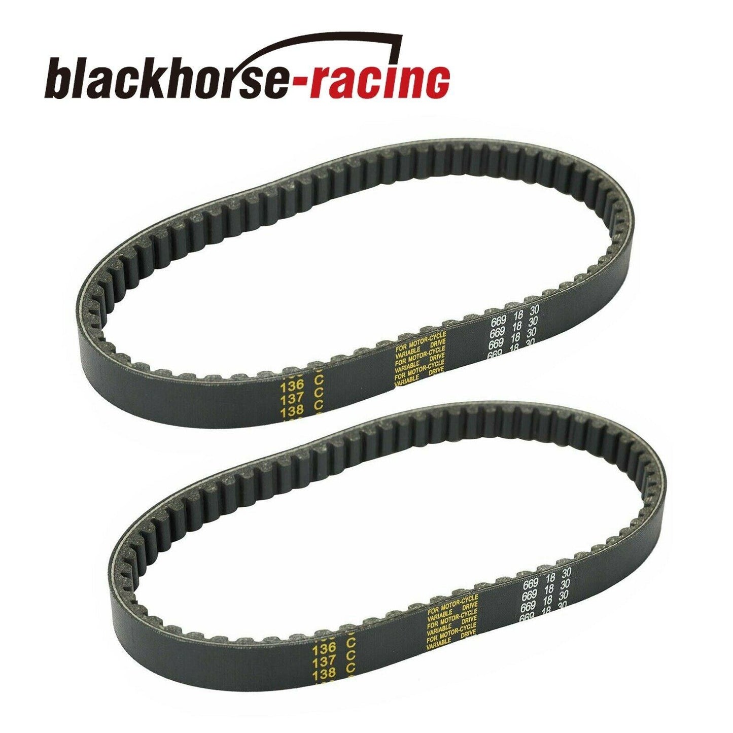 
                  
                    2PCS 669-18-30 Drive Belt for Gy6 49cc 50cc Scooter Moped Go Kart - www.blackhorse-racing.com
                  
                