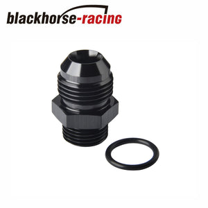 ORB-10 O-ring Boss AN10 10AN to AN8 8AN Male Adapter Fitting Black