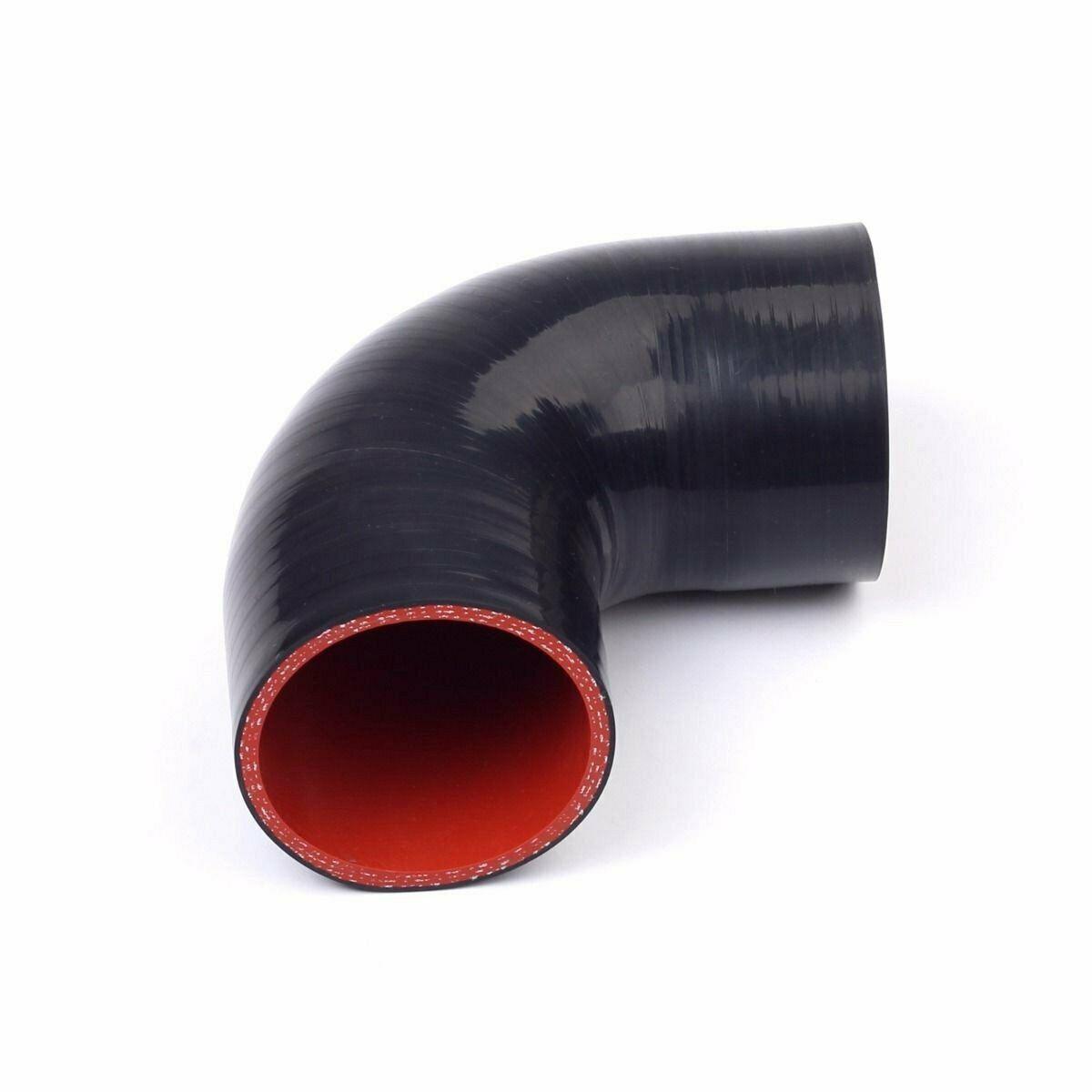 38mm 1 1/2" 90 Degree Hose Turbo Silicone Elbows Coupler Pipe Hose BKRD - www.blackhorse-racing.com