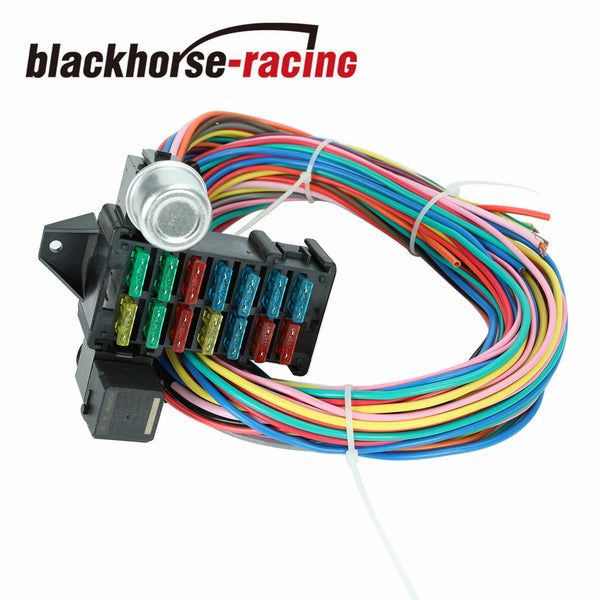 New Race 14 Fuse 12-14 Circuit Wire Harness - US GXL COPPER WIRE Universal