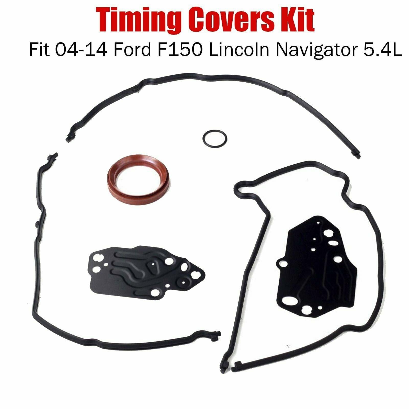 Timing Covers Fit 04-14 Ford F150 Lincoln Navigator 5.4L SOHC 24V VIN 5 CU. 330 - www.blackhorse-racing.com