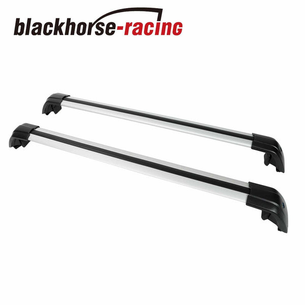 2PCS Top Roof Rack Cross Bars Silver For 13-18 Volvo XC60 Rooftop Cargo Bag Bike