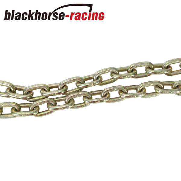 2Pack G70 V-Chain Bridle w/RTJ Cluster Hook Grab Hooks 3'Legs Tow Chain 4700 WLL