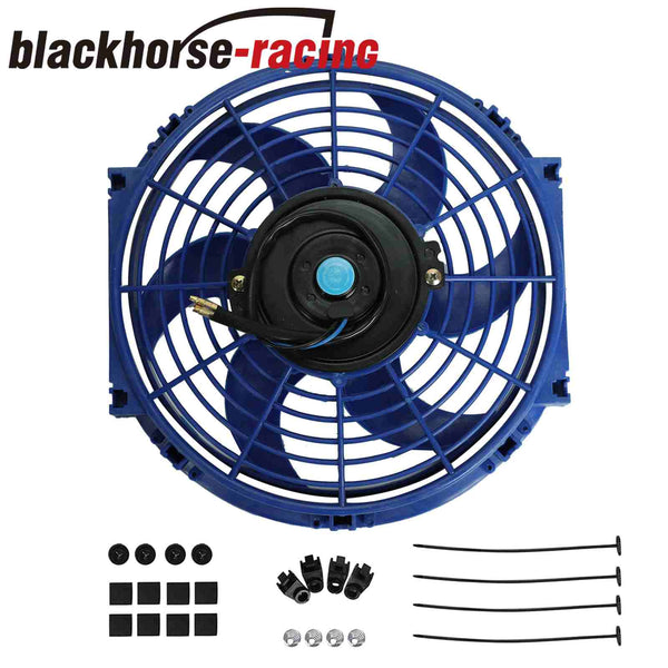 For 69-88 Chevy Camaro/Impala/Cutlass 2PCS 10" Slim Fan+ 3 Row Aluminum Radiator