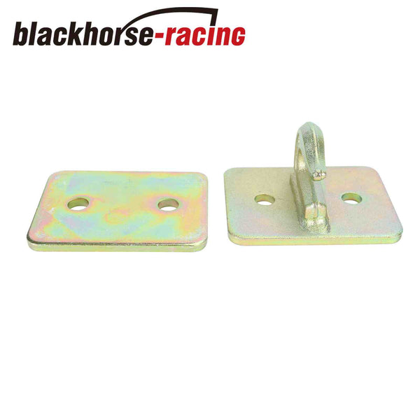 2X 5/16 Inch Bolt On Grab Hooks Mount G70 steel w/ Backer Plate Include Hardware
