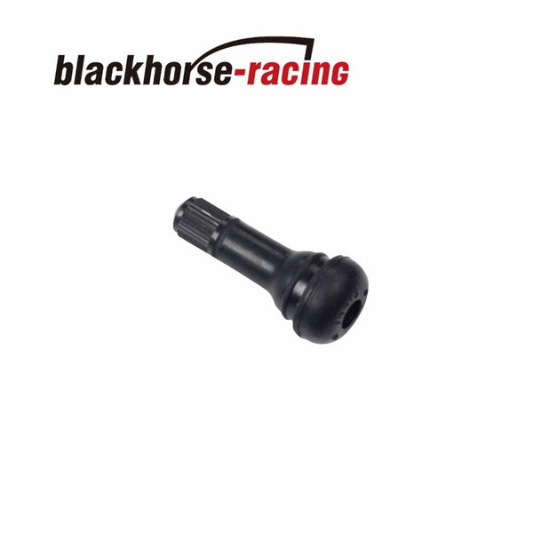 100 Pc Black Rubber MOST POPULAR VALVE TR 413 Snap-In Tire Valve Stems Short - www.blackhorse-racing.com