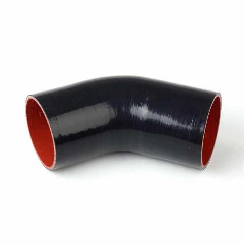 102mm 4" Inch 45 DEGREE ELBOW SILICONE HOSE TURBO INTAKE INTERCOOLER PIPE BKRD - www.blackhorse-racing.com