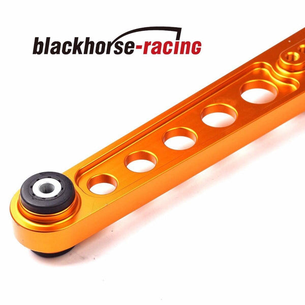 Rear Lower Control Arm Subframe Brace Kit For Honda Civic CX EX 96-00 Gold - www.blackhorse-racing.com