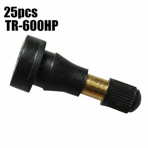 25 LOT TR-600 HP TR600HP HIGH PRESSURE SNAP-IN TIRE WHEEL VALVE STEMS - www.blackhorse-racing.com