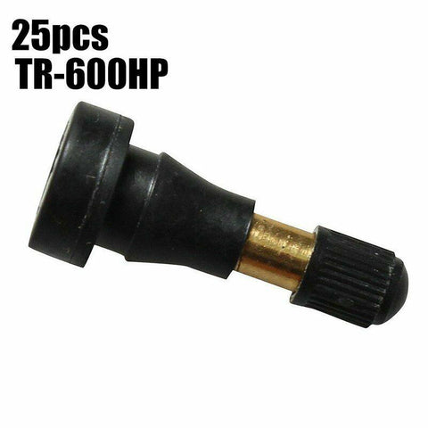 25 LOT TR-600 HP TR600HP HIGH PRESSURE SNAP-IN TIRE WHEEL VALVE STEMS - www.blackhorse-racing.com