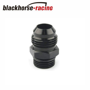 ORB-8 O-ring Boss AN8 8AN to AN10 10AN Male Adapter Fitting Black