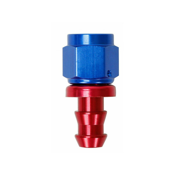 8AN Degree Hose End Fitting Push On Lock Adapter For Oil Fuel Hose Line - www.blackhorse-racing.com