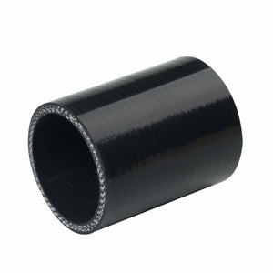 1.25" STRAIGHT COUPLER 4-PLY BLACK SILICONE HOSE TURBO PIPE TUBE CONNECTOR - www.blackhorse-racing.com