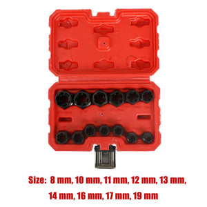 13pc Bolt And Nut Extractor Set Impact Wrench Tool Remover Damaged Rusted Socket - www.blackhorse-racing.com