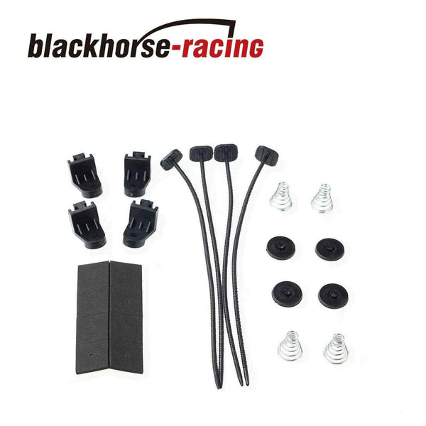 16''Black Electric Radiator Fan High 3000+ CFM Thermostat wiring Switch Relay Kit
