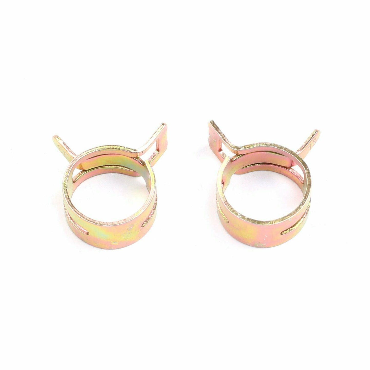 10pcs 9mm 0.35" ID Spring Band Clip Action Silicone Vacuum Hose Clamp - www.blackhorse-racing.com