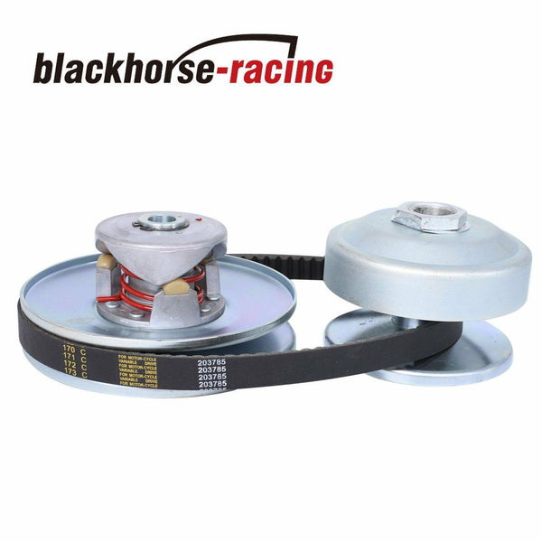 40 Series Torque Converter 3/4" Driven 1" Driver Clutch Pulley with Belt 203785 - www.blackhorse-racing.com