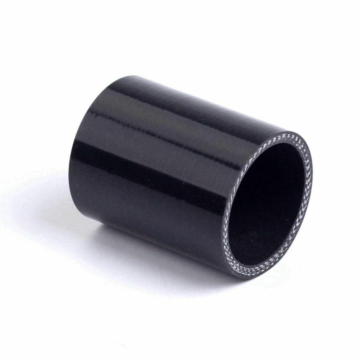 Straight 4" Silicone Coupler ID:102mm Silicone Hose TURBO/INTAKE PIPE Black - www.blackhorse-racing.com