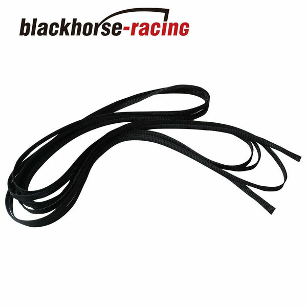 100 FT 3/8" Expandable Wire Cable Sleeving Sheathing Braided Loom Tubing Black - www.blackhorse-racing.com