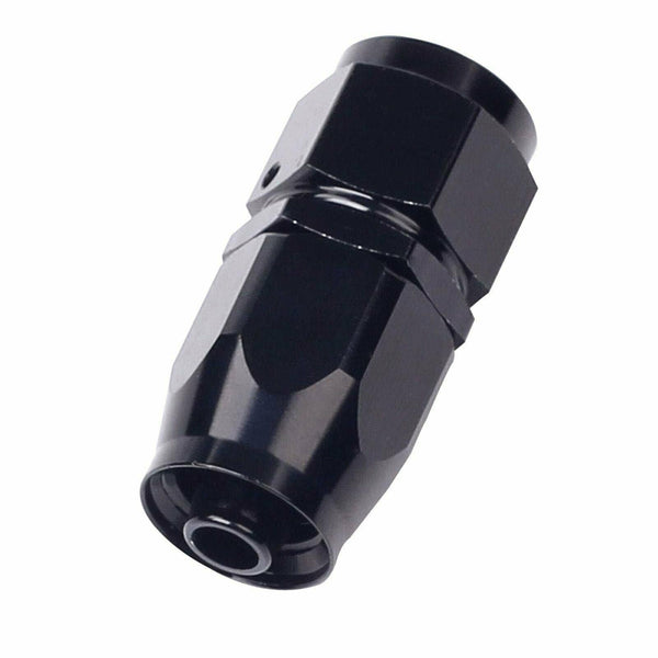 AN-6 6AN AN6 Straight Fuel Swivel Fitting Hose End Oil Fuel Adaptor Black - www.blackhorse-racing.com