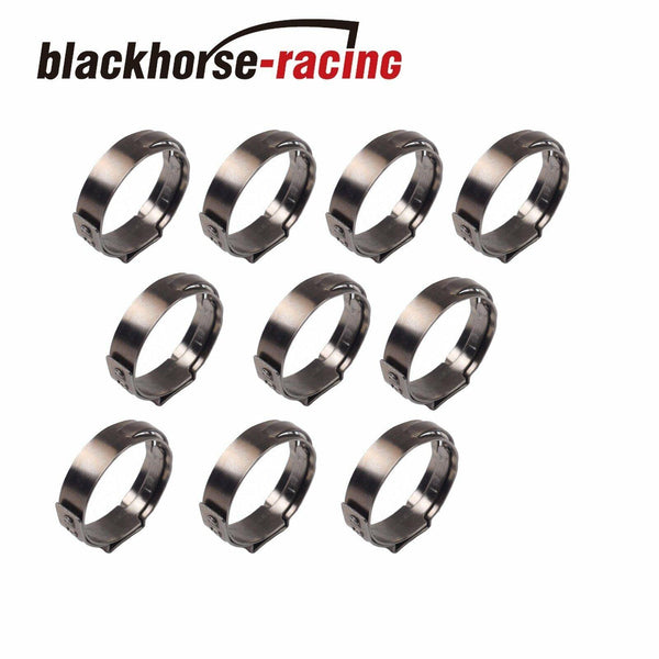 50X 3/4‘’ PEX Clamp Cinch Rings Crimp Pinch Fittings 304 Stainless Steel - www.blackhorse-racing.com