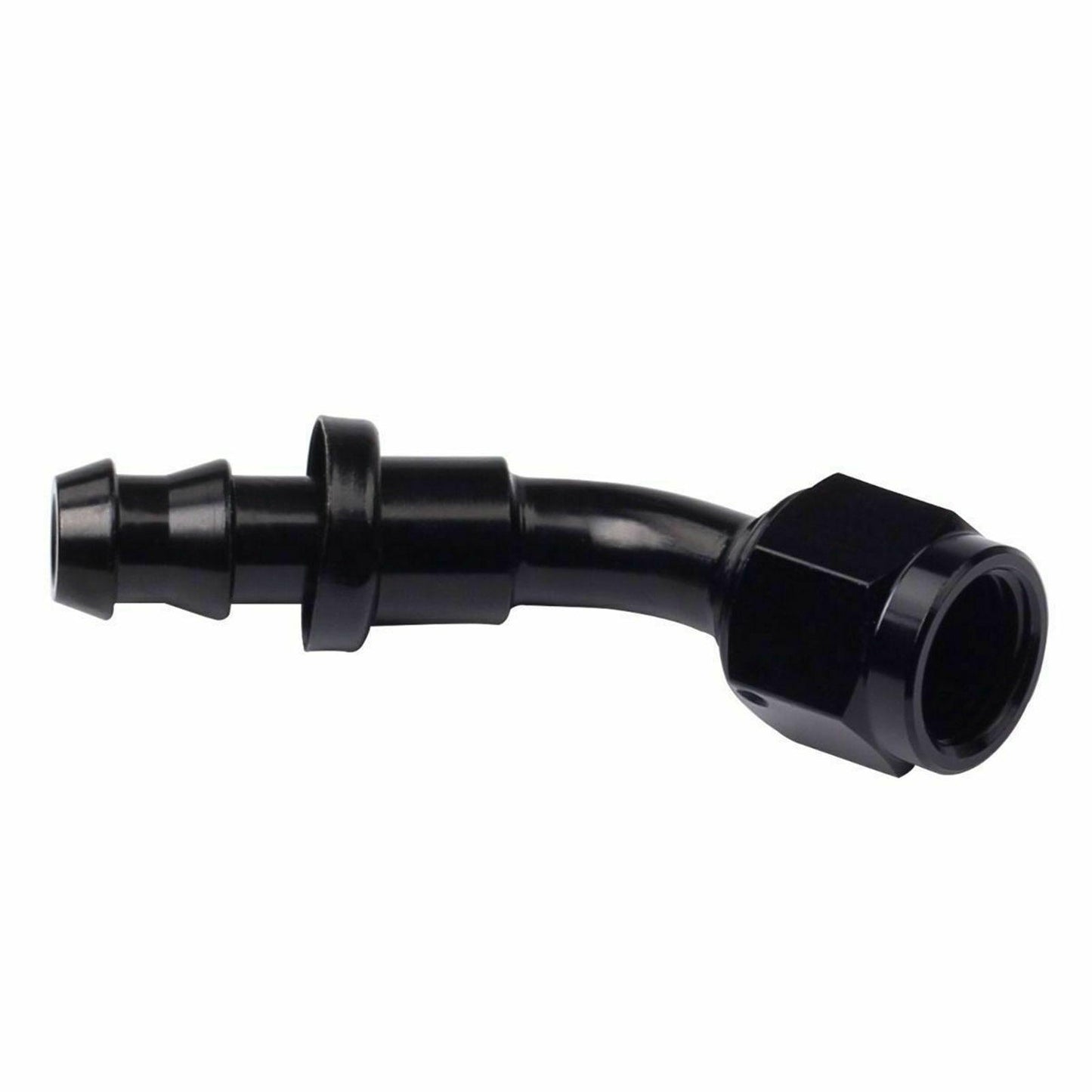 
                  
                    2PC Black AN 8 45 Degree Aluminum Push on Oil Fuel Line Hose End Fitting 8-AN - www.blackhorse-racing.com
                  
                