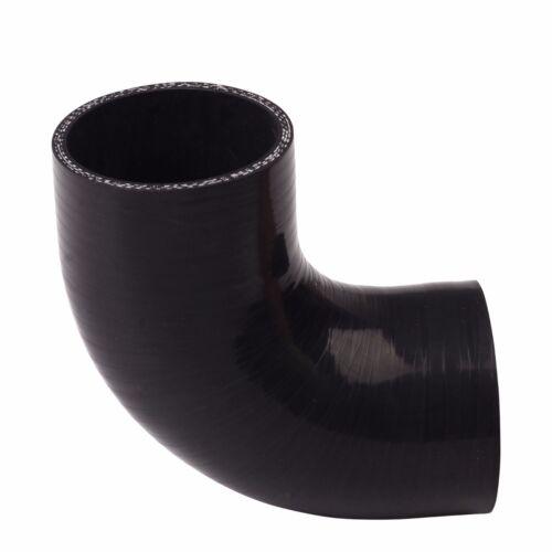 Silicone 90 degree Elbow hose ID 64mm 2.5" inch INTAKE INTERCOOLER PIPE Black - www.blackhorse-racing.com