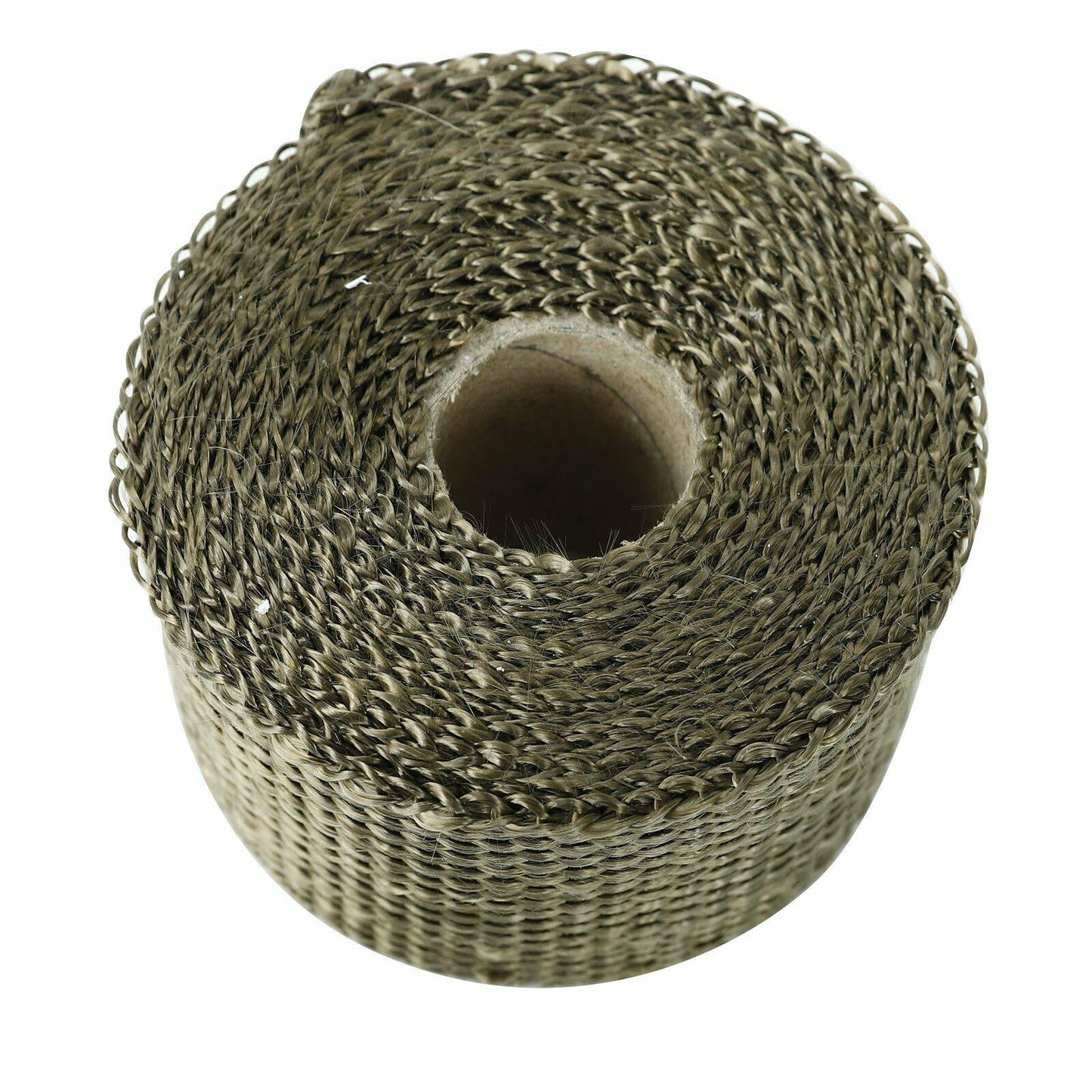 2'' x 5M Titanium Thermal Header Pipe Tape Titanium Lava Exhaust Wrap 6 Ties Kit - www.blackhorse-racing.com