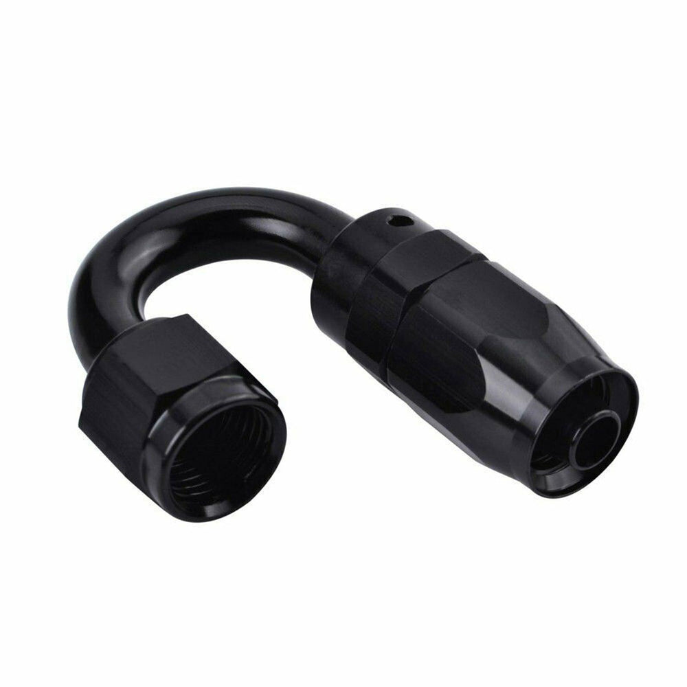 
                  
                    2PC Black AN 6  180 Degree Aluminum Swivel Oil Fuel Line Hose End Fitting 6-AN - www.blackhorse-racing.com
                  
                